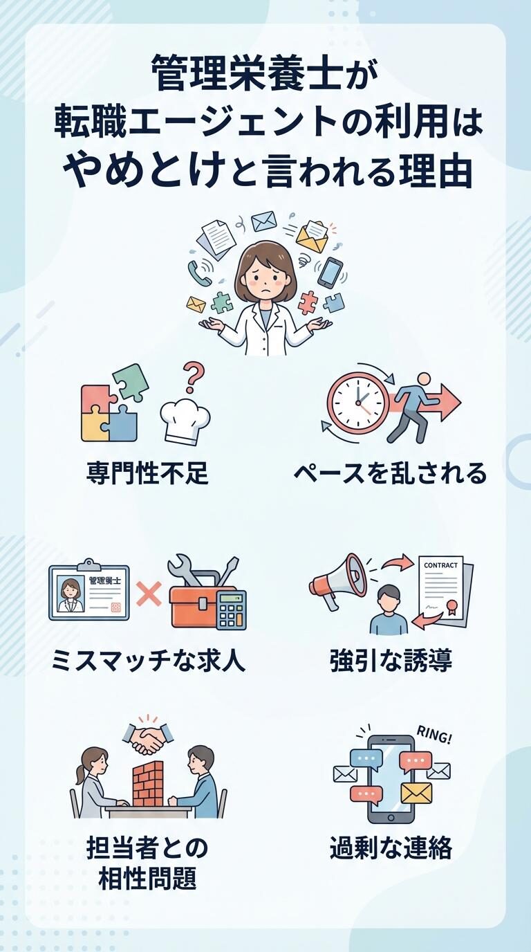 転職エージェントの利用はやめとけと言われる理由